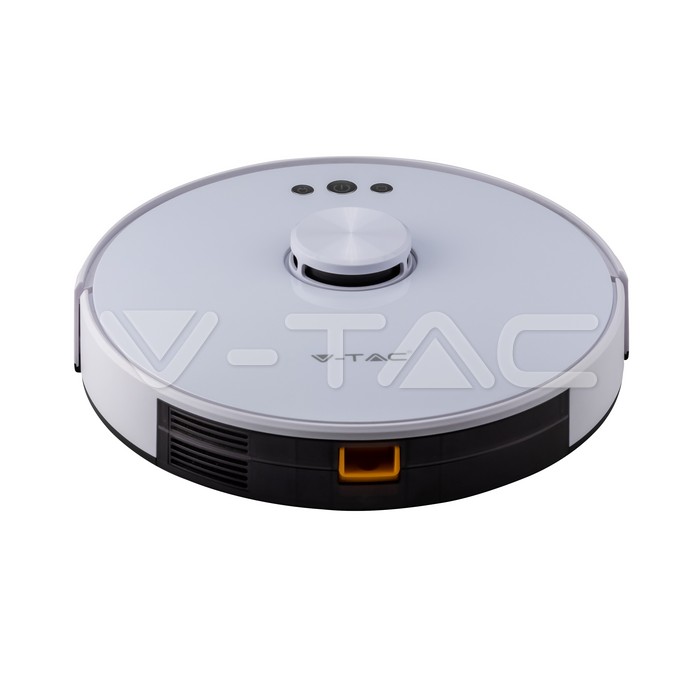 Aspirapolvere Giroscopico Robotizzato a ricarica automatica compatibile con Amazon Alexa e Google Home Colore Bianco