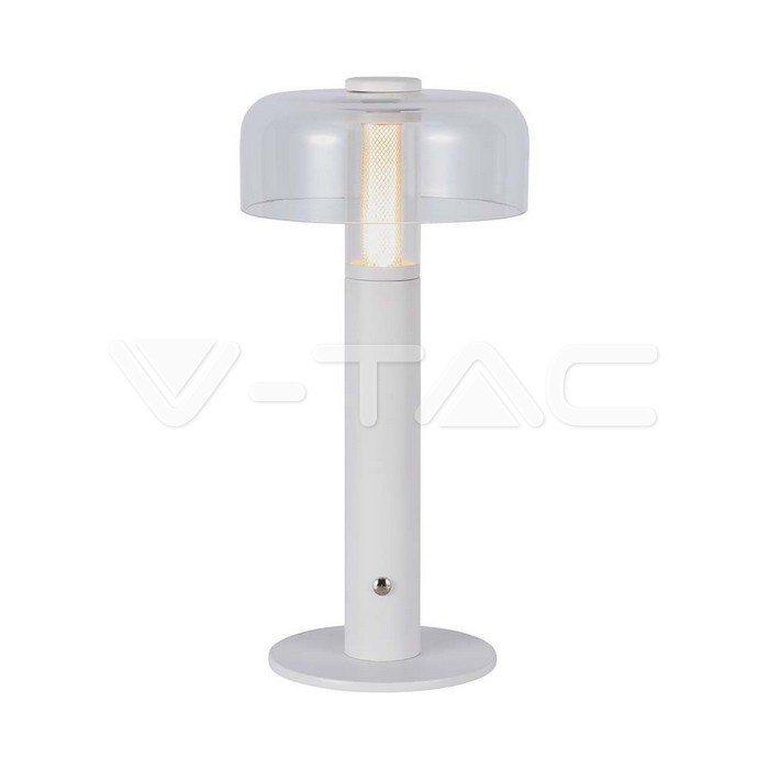 Lampada da Tavolo Ricaricabile 3 in 1 corpo bianco