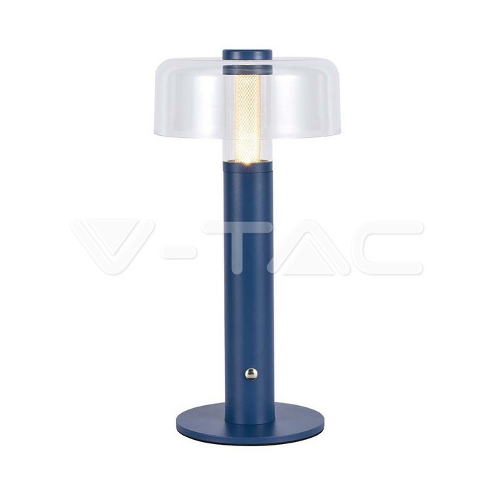 Lampada da Tavolo Ricaricabile 3 in 1 corpo viola