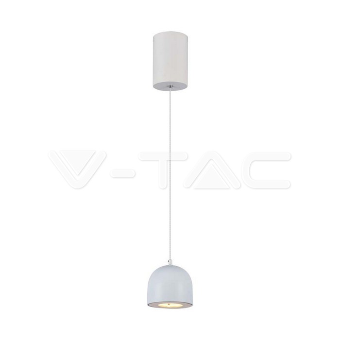  Lampadario LED a Cilindro in Metallo 8.5W Colore Grigio chiaro Touch 10*16cm Regolabile 