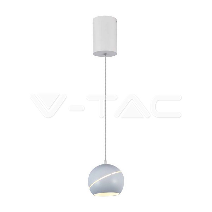 Lampadario LED a Sospensione 8.5W a Forma di Campana Colore Bianco d: 18cm 3000K