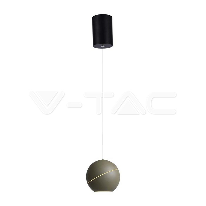 Lampadario LED a Sospensione 8.5W a Forma di Campana Colore Champagne d: 18cm 3000K