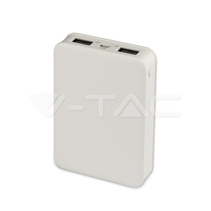 5000mAh Batteria esterna portatile Bianca