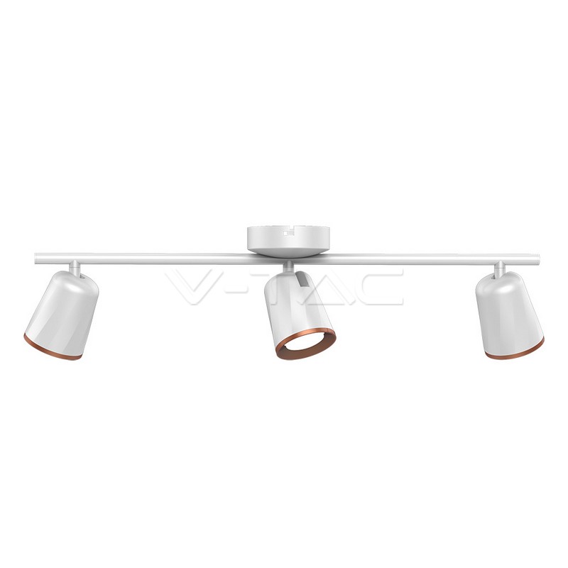 3 x 6W LED Lampada da parete Luce Bianco Caldo Corpo Bianco