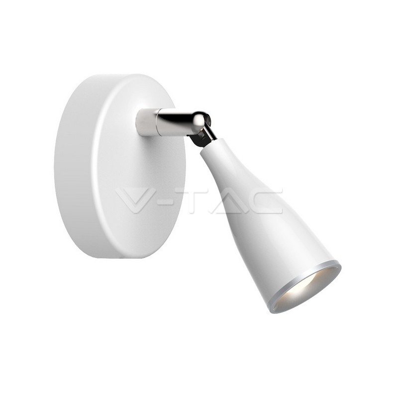 4.5W LED Lampada da parete Luce Bianco Naturale Corpo Bianco