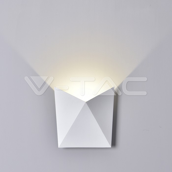 5W LED Wall Light Corpo Bianco IP65 3000K
