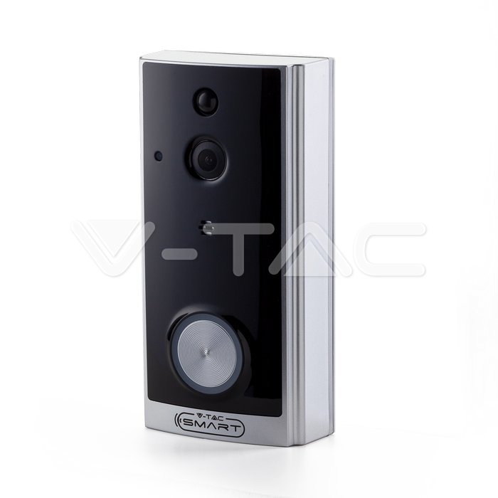 Smart Video Doorbell 2 Way Audio Black Body
