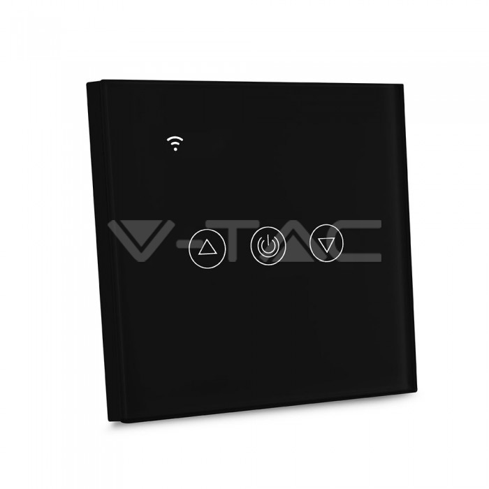 Interruttore dimmer EU WIFI Amazon Alexa e Google Home Compatibile Nero