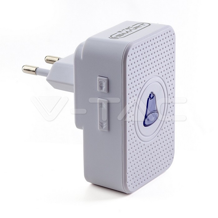 Wireless Video Doorbell Receiver White