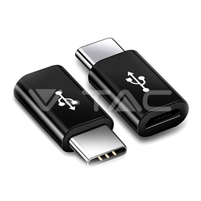 Micro USB To Type C Adattatore Nero