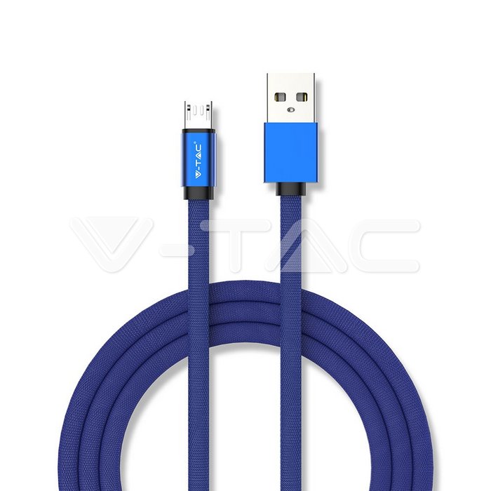 1m. Micro USB Cavo Blu Ruby Series