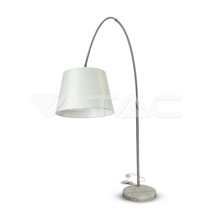 LED Floor Lamp E27 Ivory Lamp Shade