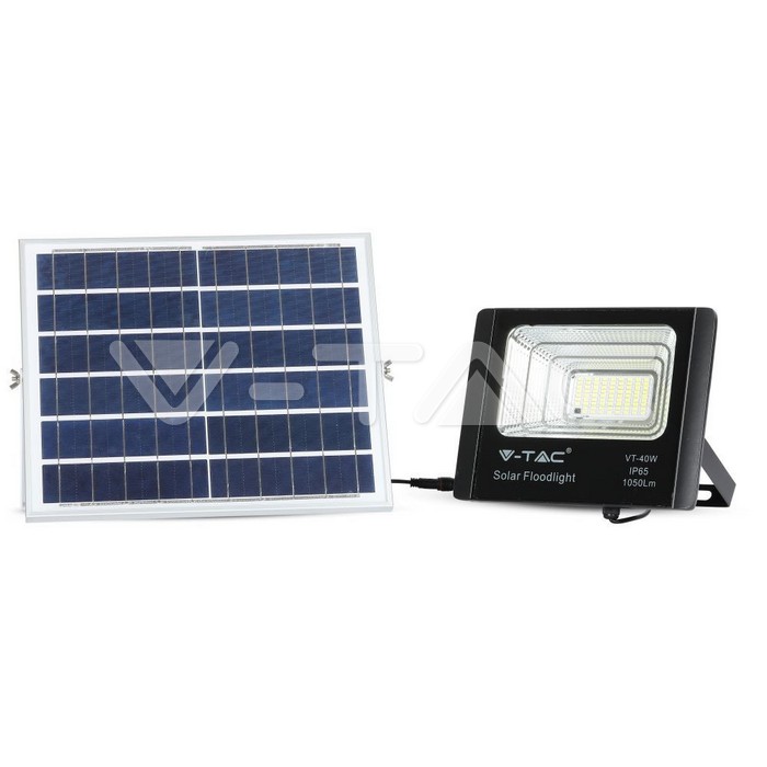 16W Pannello Solare con LED Proiettore 4000K