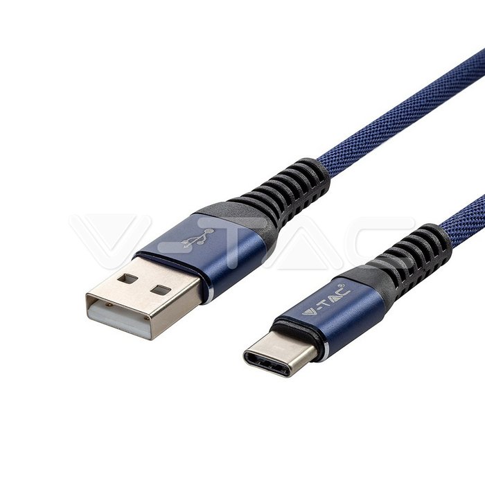 1m. Type C USB Cavo Blu Gold Series