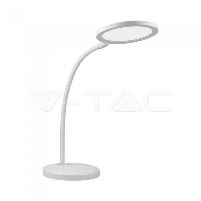 7W LED Lampada da scrivania corpo bianco con dimmer 3000K