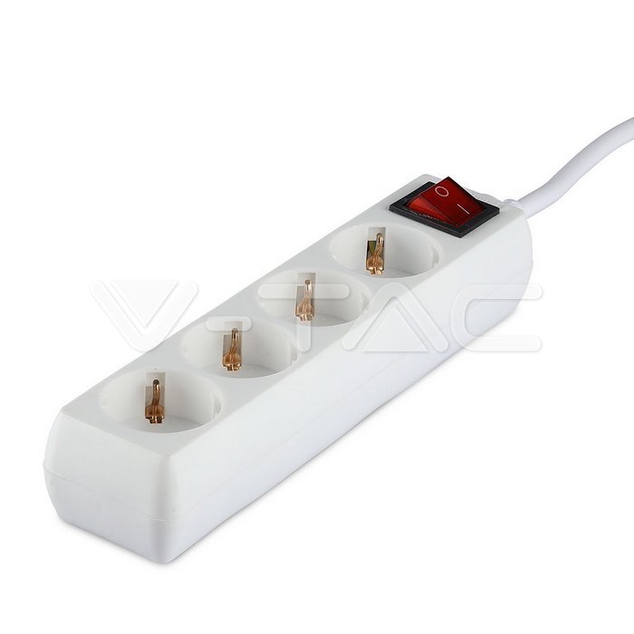 4 Ways Socket Switch Cable 1.5m