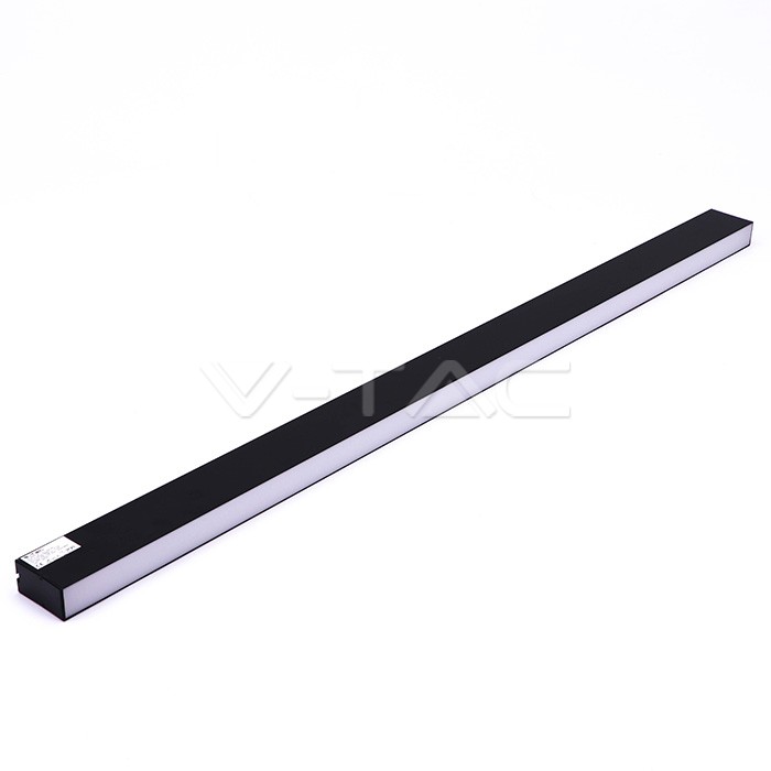 LED Linear Light SAMSUNG Chip 40W Sospensione Corpo Nero 3000K