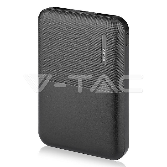 5000mAh Super Piccolo Power Bank Nero