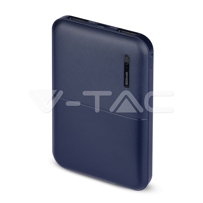 5000 mAh Super Compatto Power Bank Dark Blu