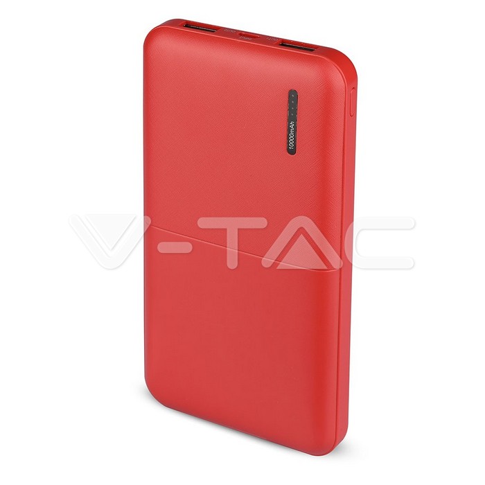 10000 mAh Super Slim Power Bank Rosso