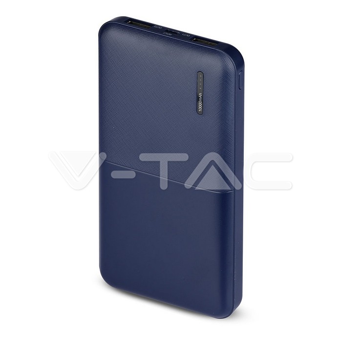 10000 mAh Super Slim Power Bank Blu
