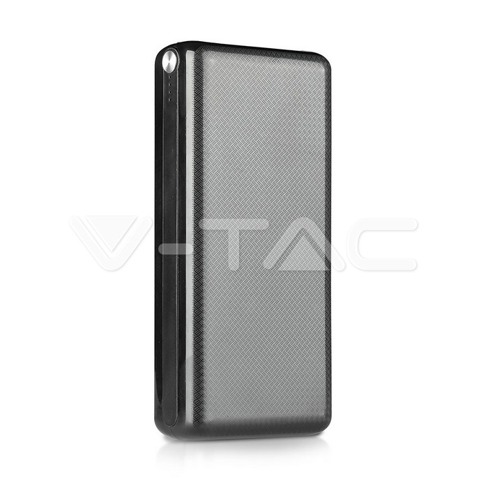 30000 mAh Jumbo Power Bank Dual USB Nero