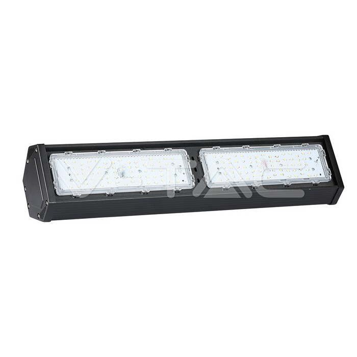 LED Sospensione lineare SAMSUNG Chip 100W Corpo Nero 4000K 120LM/W