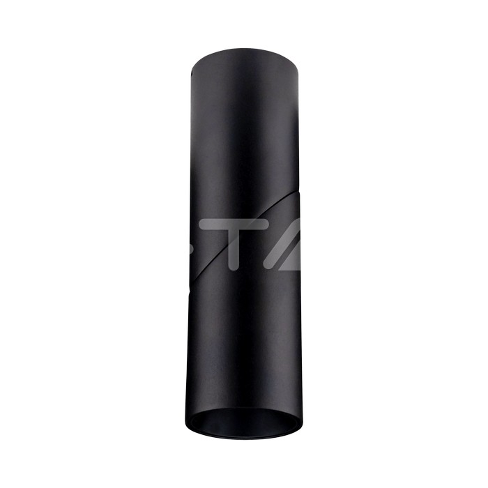 GU10 Surface Monted Fitting Black 197mm