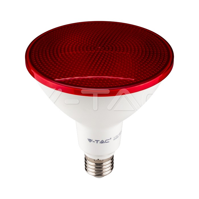 LED Lampada 17W PAR38 E27 IP65 Rosso