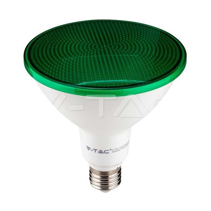 LED Lampada 17W PAR38 E27 IP65 Verde
