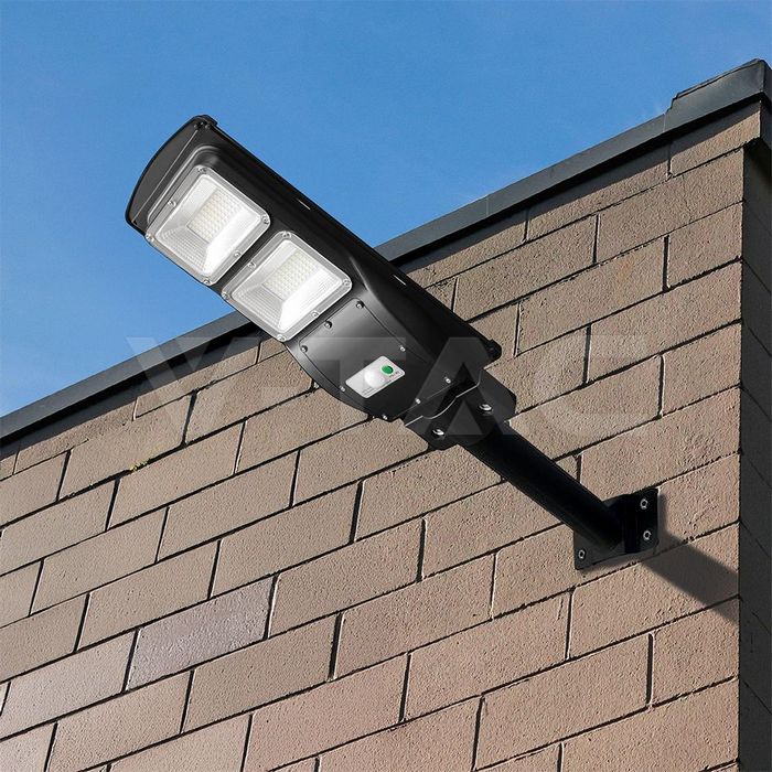 8W LED Plastic Solar Street Light 6000K Black Body img 10