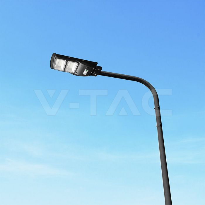 8W LED Plastic Solar Street Light 6000K Black Body img 11