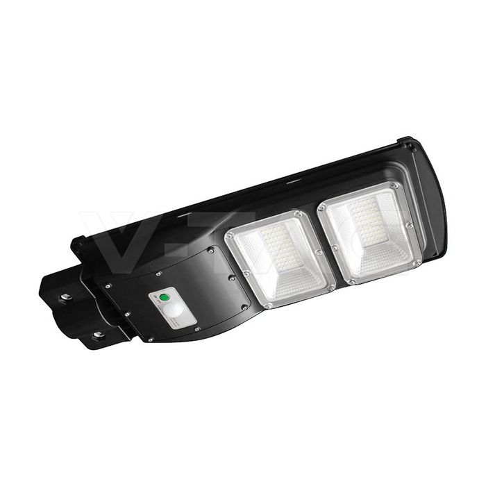 8W LED Plastic Solar Street Light 6000K Black Body img 1