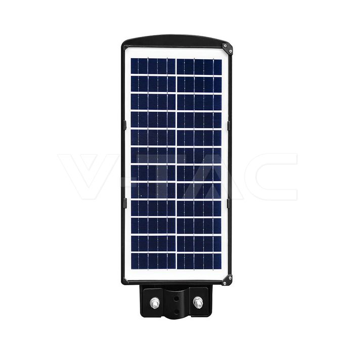 8W LED Plastic Solar Street Light 6000K Black Body img 2