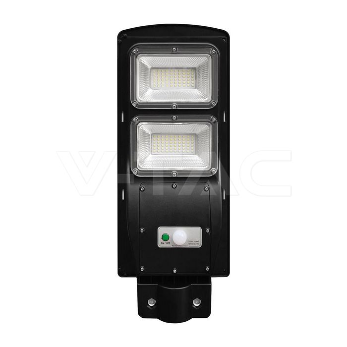 8W LED Plastic Solar Street Light 6000K Black Body