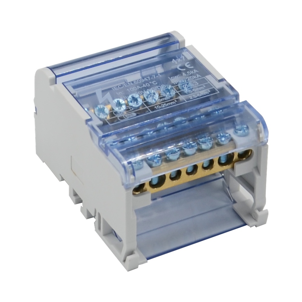 Morsettiera quadripolare 4x7 (44 fori) 125A
