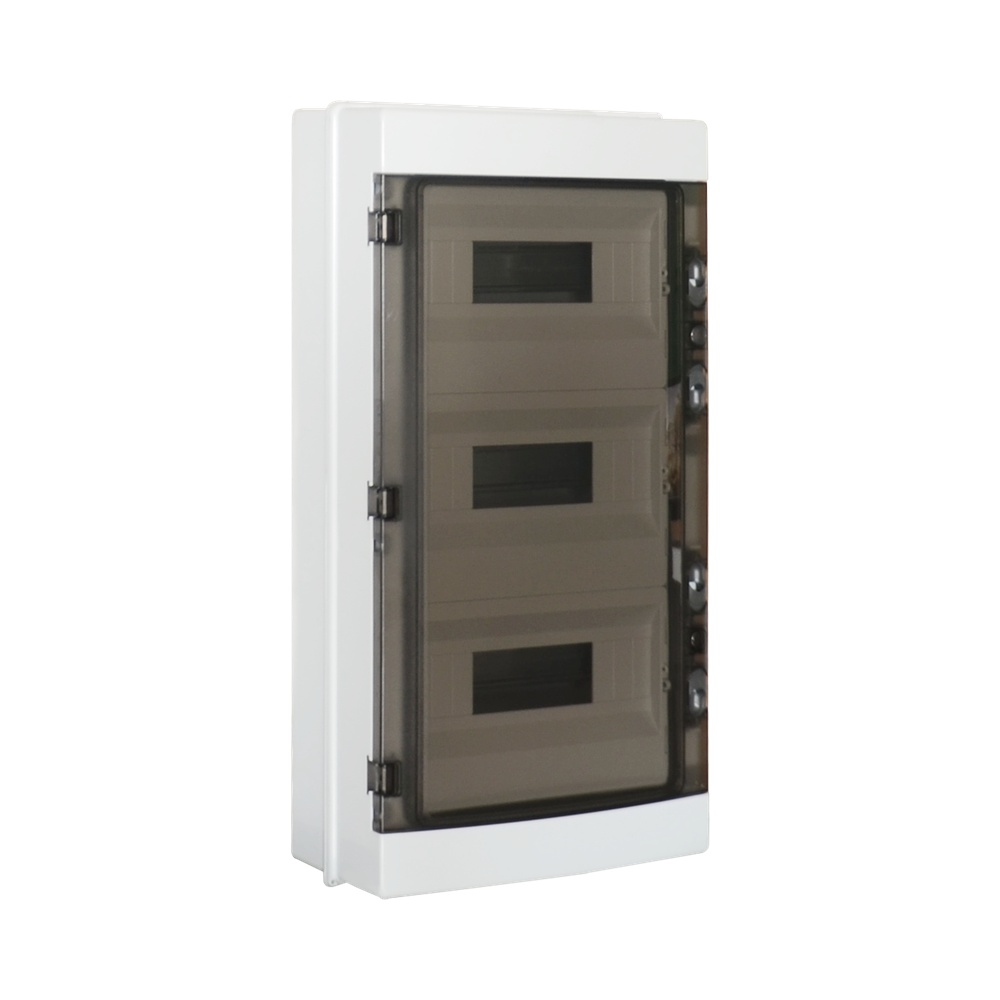 Centralino slim da parete 36M IP65 ABS 302x570x140 portello trasp.fumè