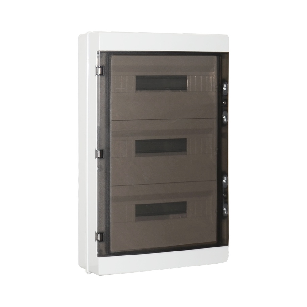 Centralino slim da parete 54M IP65 ABS 414x655x140 portello trasp.fumè
