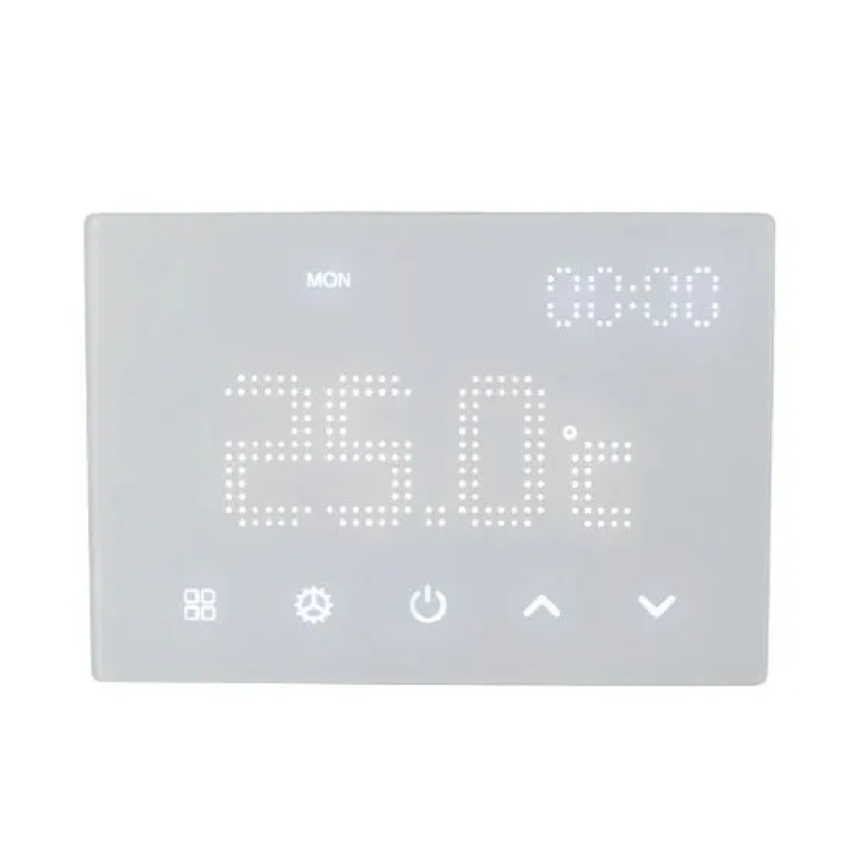 Smart Wifi Cronotermostato Caldaia da Incasso Digitale Touch screen Bianco