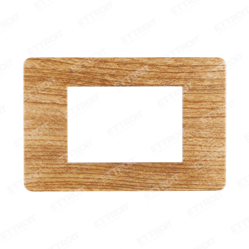 PLACCA PLASTICA 3P LEGNO SCURO