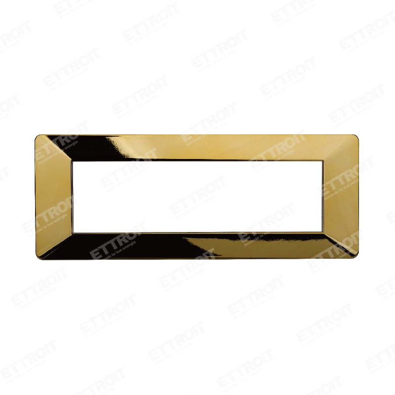 PLACCA PLASTICA 7P ORO LUCIDO