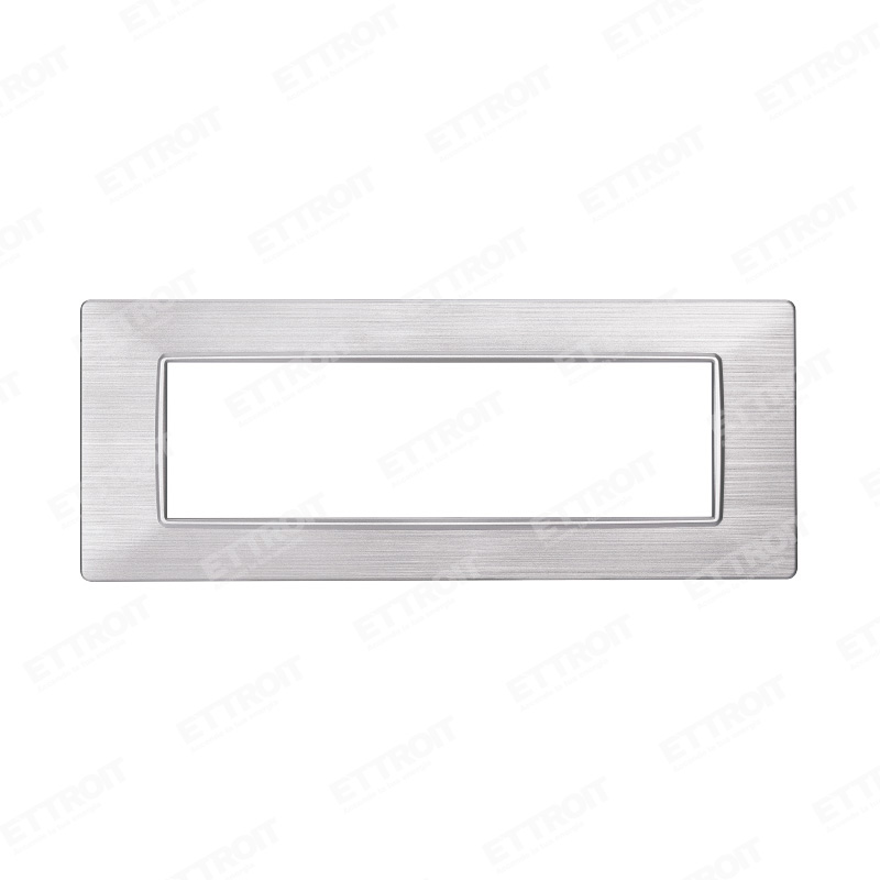 PLACCA 7P SILVER SATINATO