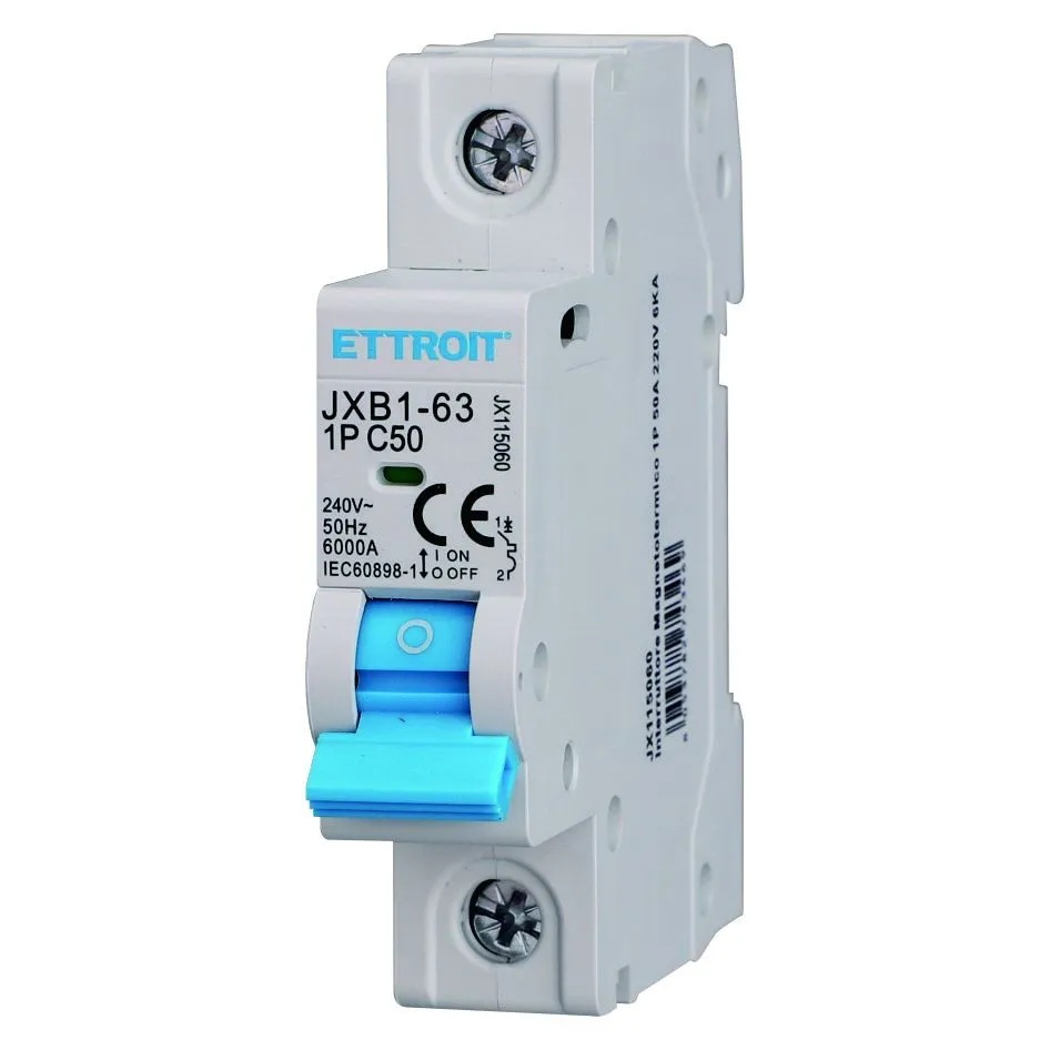 Interruttore Magnetotermico 1P 50A 220V 6KA