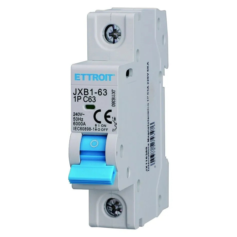 Interruttore Magnetotermico 1P 63A 220V 6KA