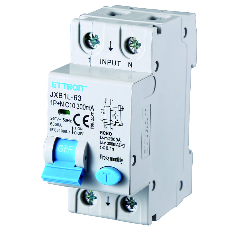 Magnetotermico Differenziale 1P+N 10A 300mA 220V-6KA