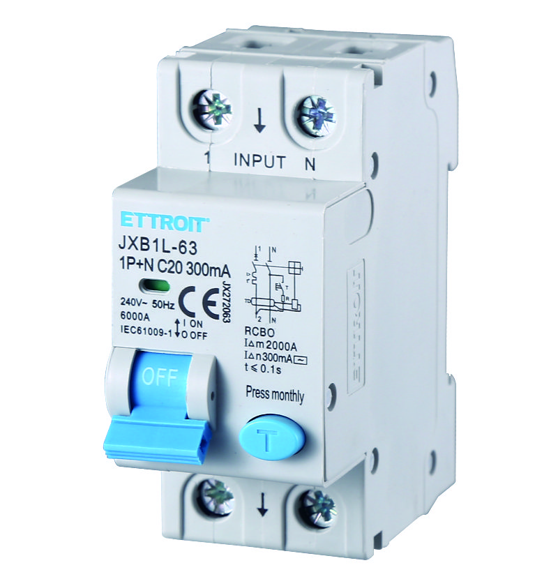 Magnetotermico Differenziale 1P+N 20A 300mA 220V-6KA