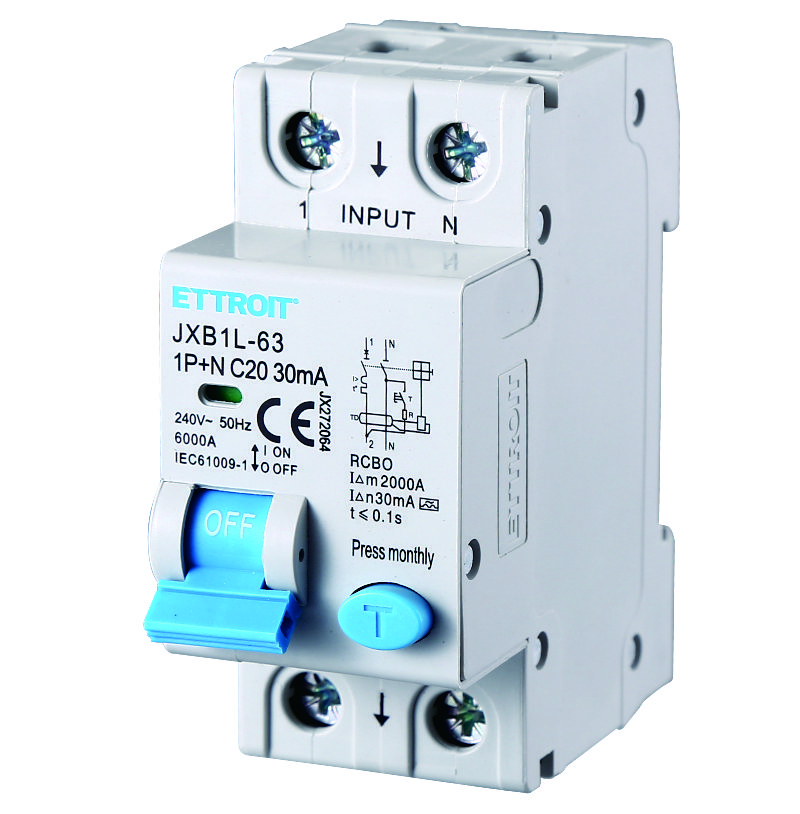 Magnetotermico Differenziale 1P+N 20A 30mA 220V-6KA CLASSE A