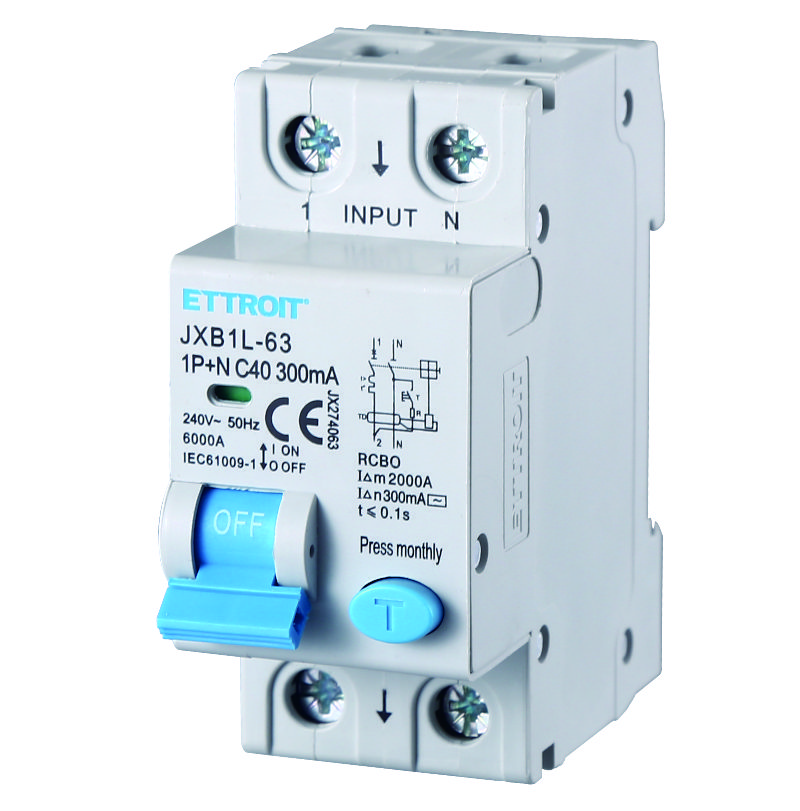 Magnetotermico Differenziale 1P+N 40A 300mA 220V-6KA