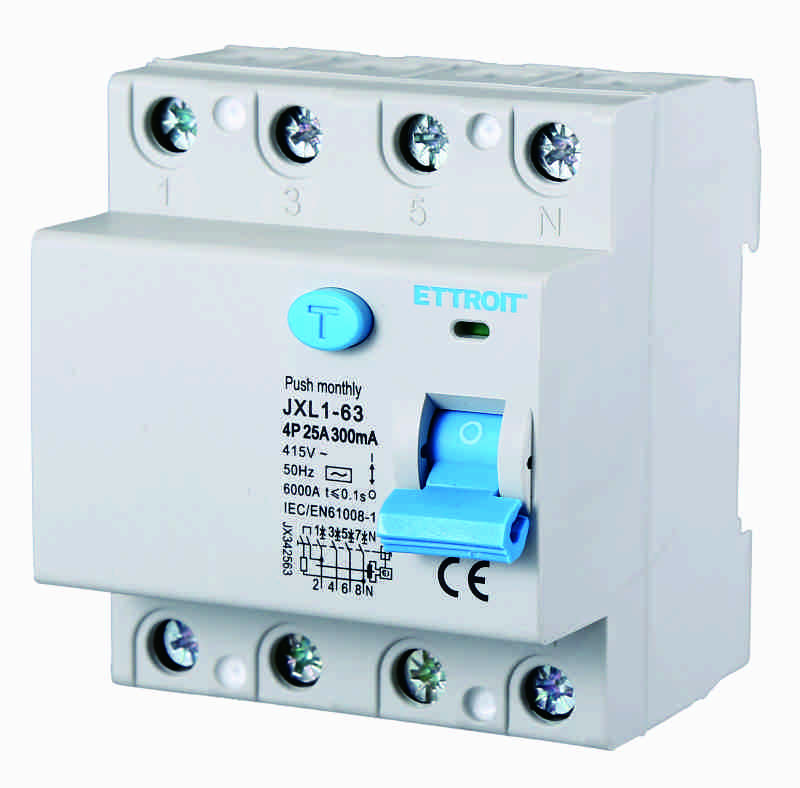 Interruttore Differenziale Puro 4P 25A 300mA 380V-6KA