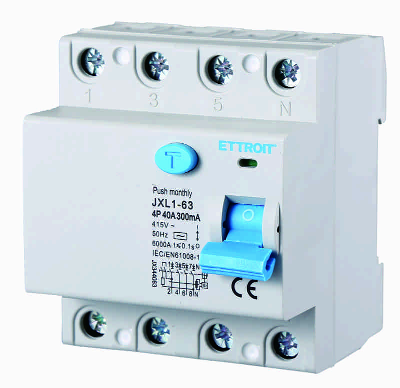 Interruttore Differenziale Puro 4P 40A 300mA 380V-6KA